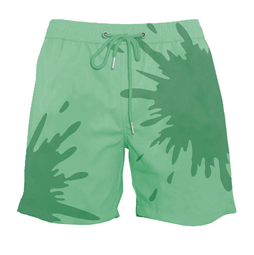 Green Forest Color-Changing Swim Trunks